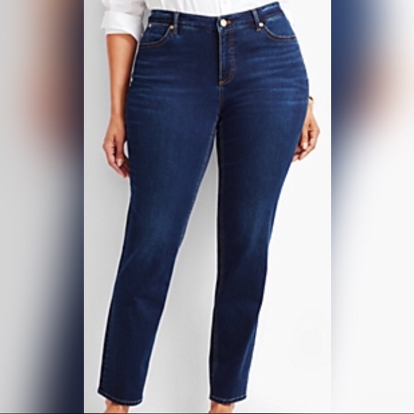 talbots flawless slim ankle jeans